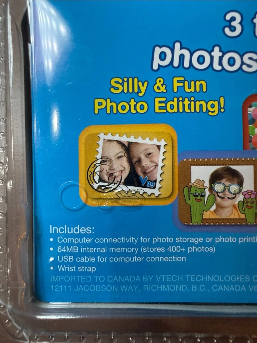 New Sealed VTech Kidizoom Digital Camera 2X Zoom 1st Gen 64MB
